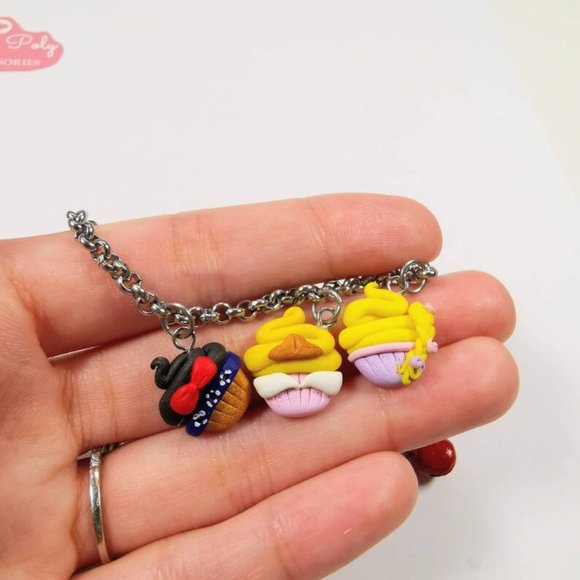 Disney Princess Bracelet Aurora SnowWhite Rapunzel Ariel Jasmine Belle Cinderell - Picture 2 of 5